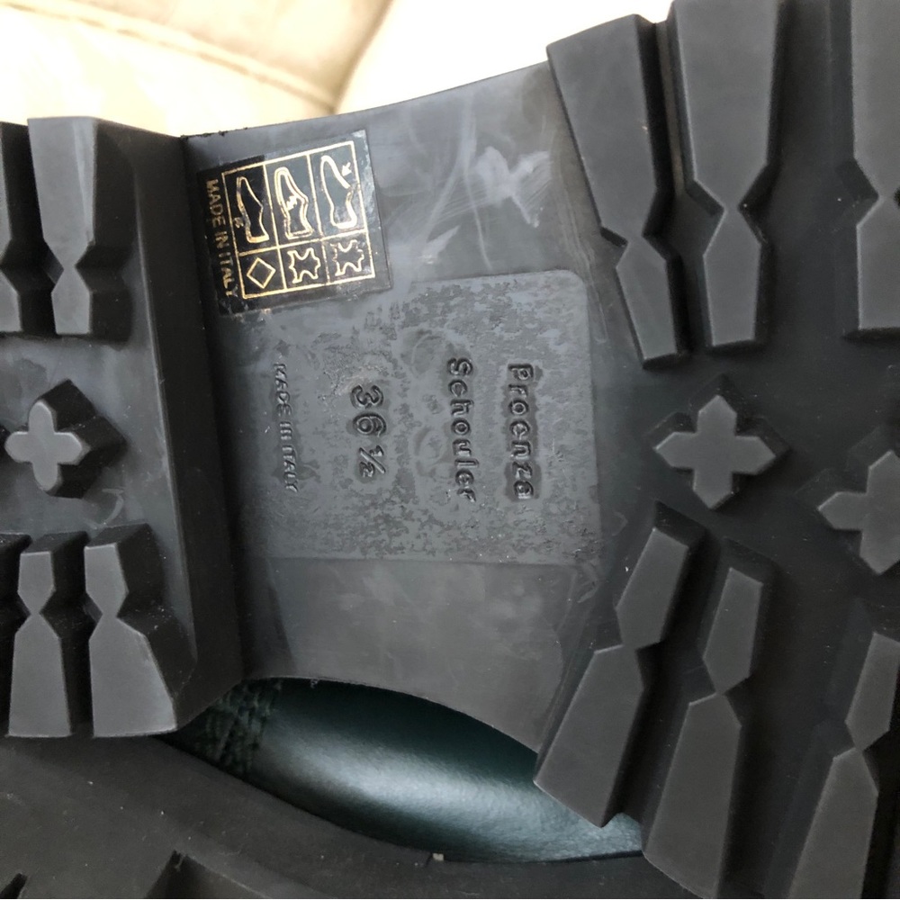 $895 Proenza schouler lug Chelsea boots contrast welt stitches size 36.5 - Picture 9 of 11